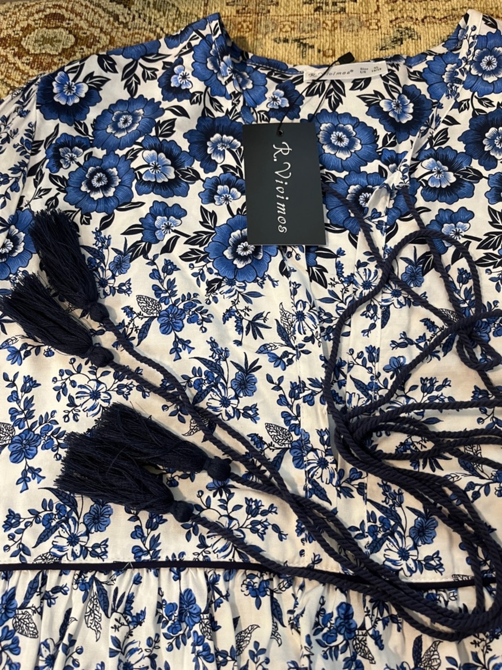 R. Vivimos  midi dress size XL - Picture 9 of 10